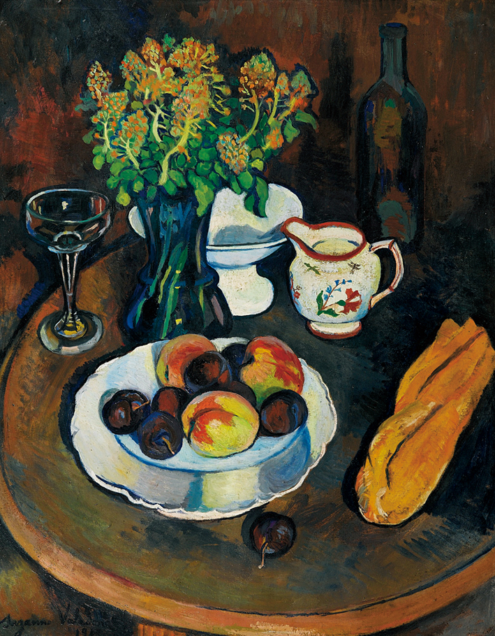  Suzanne Valadon —— NATURE MORTE AUX FLEURS ET AUX FRUITS (2)
